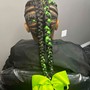 Kid's Braids and  beads