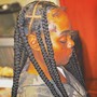 Large Knotless Box Braids