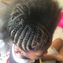 Children natural cornrows  (age3-5)