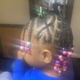 Children natural cornrows  (age3-5)