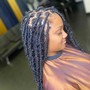 faux loc and butterfly loc retouch