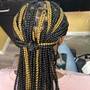 Small traditional Box Braids