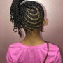 Kids Cornrows/ Ponytail