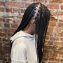 Medium knotless Braids (Bra length)