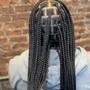 Medium knotless Braids (Bra length)