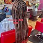 Box Braids pass mid back