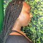 Small Traditional Box Braids-Waist Length