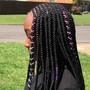 Goddess Knotless Braids