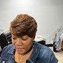 Women's haircut, relaxer, sew in