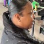 Quick weave  ponytail