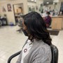 Relaxer/semi color/trim or haircut