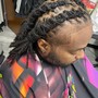 Men’s (Half Head) Scalp Braids (Natural Hair)