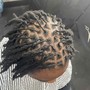 Shaved Sides Loc retwist