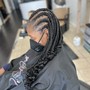 Medium Knotless Braids