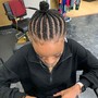 Loc Retwist with two strand twist (armpit length)