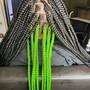 Large Knotless box braids