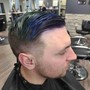 All Over Color on Barber Style Cuts