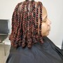 Butterfly loc bob (hair included)