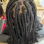 Sew in with braids