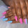 Acrylic Nails Set and Gel Polish