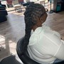 Large Feed-In Ponytail