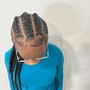 Med Knotless Braids