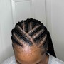 Medium Knotless w Highlights