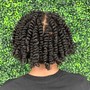 Natural Finger or Comb Coils/twist