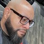 Bald head shave W/ Beard Trimming