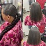 Sleek ponytail (braid)