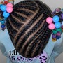 Large Knotless Box Braids