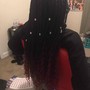 Senegalese twist  mid backAND KINKY twist,