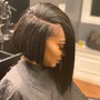 Bob cut natural hair