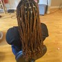 Large knotless braids