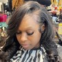 Closure quick weave