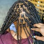 Medium Boho Knotless Braids