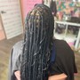 Natural Meduim Bohemian Goddess knotless Box Braids