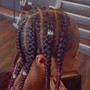 Medium Goddess Knotless Braids