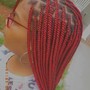 Medium knotless  Braids-mid back