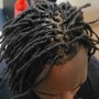 Man Bun Loc Retwist