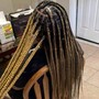 Large Knotless Braids