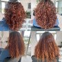 Full Highlights on Curly Hair