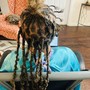 Cornrows with extensions