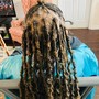 Crochet braids faux Loc Extensions individual wrap method