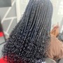 Goddess Box Braids/Knotless Mid back