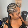 6 Feed in Braids