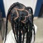 Medium Feed In Braids-hair not included