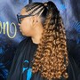 Slick Ponytail Stitch Braids