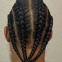 Feed In Braid Ponytail