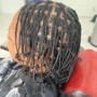 Natural hair Box Braids